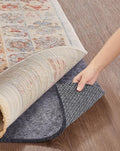 Veken Non Slip Cushioned Rug Pad Gripper 2 x 4 Ft, Felt and Silicone Backing by Veken