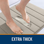 OLANLY Memory Foam Bath Mat 35x24, Super Soft Absorbent Bathroom Rugs, Quick Dry - Image 6