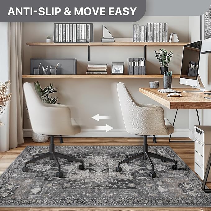 Office Chair Mat for Hardwood Tile Floor, Under Desk Carpet Protector for - Image 5