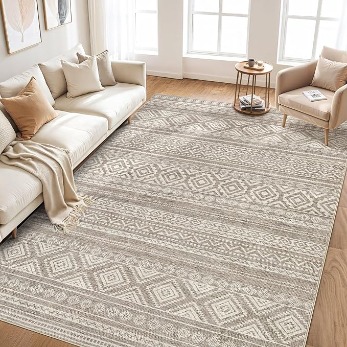 cotiled 10x14 Area Rugs Living Room Rug: Washable Boho Rugs - Image 6