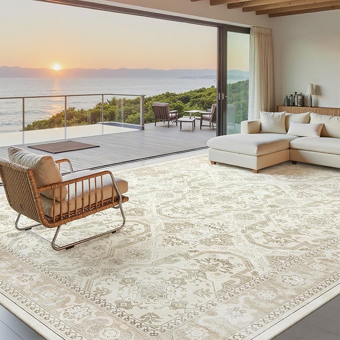 Soalmost Washable Area Rug 8x12, Large Soft Rugs - Image 2