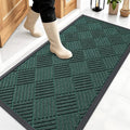 OLANLY Front Door Mat Outside Entrance 47x23, Heavy Duty Sturdy Natural Rubber by OLANLY