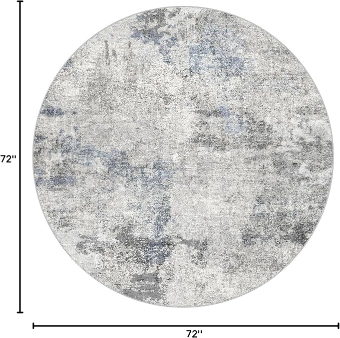 DMOYEST 6ft Round Area Rug for Living Room - Image 2