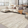 Nakagishi 9x12 Area Rugs Living Room: Washable Large Vintage Rug Neutral by NakagishiAreaRug
