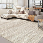 Nakagishi 9x12 Area Rugs Living Room: Washable Large Vintage Rug Neutral by NakagishiAreaRug