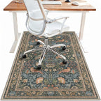 36"x48" Office Chair Mat for Hardwood Tile Floor, Under Desk Carpet Protector by BESBLEE