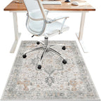36"x60" Office Chair Mat for Hardwood Tile Floor, Under Desk Carpet Protector by BESBLEE