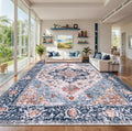 SERISSA 10x12 Area Rugs for Living Room, Large Washable Non-Slip Boho Rug by SERISSAHomeDecorCollection