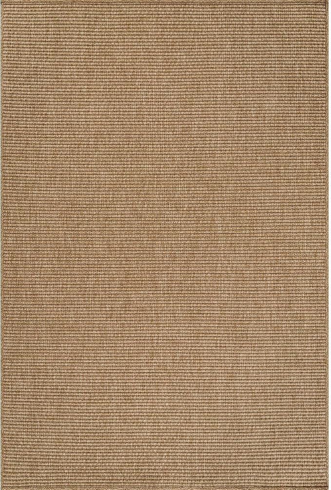 CAMILSON Easy Jute Rug 10x14, Large Indoor Outdoor Natural Color Farmhouse Area - Image 2