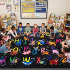 4x6 ABC Classroom Rug for Kids Playroom, Alphabet Rug by Unknown