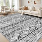 cotiled 10x14 Area Rugs Living Room Rug: Washable Boho Rugs by COTILED