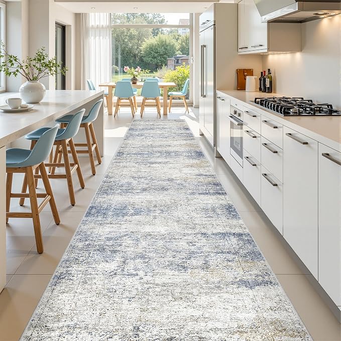 3x16 Washable Runner Rug for Hallway, Non-Slip Long Hallway Runner for Entryway - Image 3