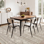 cotiled 6x9 Area Rugs Living Room Rug: Washable Boho Rugs - Image 5