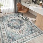Madane 5x7 Area Rugs for Living Room, Stain Resistant Washable Rug, Non-Slip - Image 4