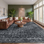 Rugxara 9x12 Area Rugs for Living Room Bedroom, Large Washable Rug, Non Slip & - Image 9