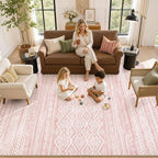 Nakagishi Area Rug Living Room Rugs: 10x14 Large Soft Machine Washable Boho - Image 8