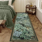 GarveeHome Forest Runner Rug, Botanical Low Pile Non Slip Stain Resistance - Image 3