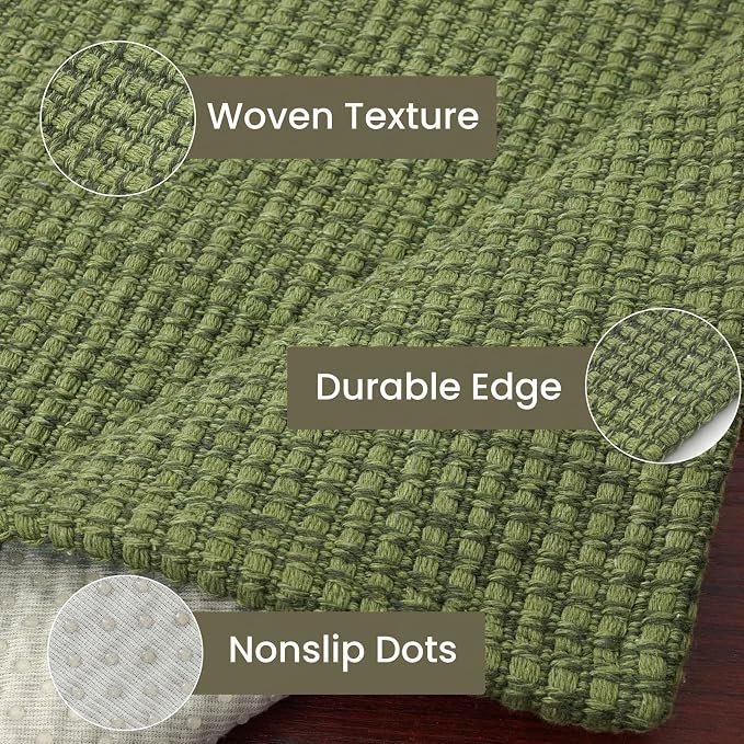 IOHOUZE Washable Exrea Long Hallway Runner Rug 3x16 Non Slip Rubber Backed - Image 5