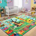 Maxsoft Kids Rug for Playroom, Educational 3x5 Play Mat for Classroom, Washable - Image 5