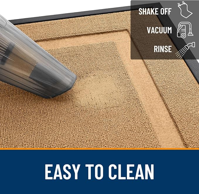 OLANLY Front Door Mat Indoor Outdoor Entrance, Waterproof All-Season, - Image 5