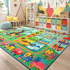 Maxsoft Kids Rug for Playroom, Educational 3x5 Play Mat for Classroom, Washable - Image 6