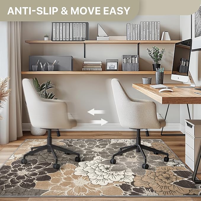 48"x72" Office Chair Mat for Hardwood Tile Floor, Under Desk Carpet Protector - Image 5