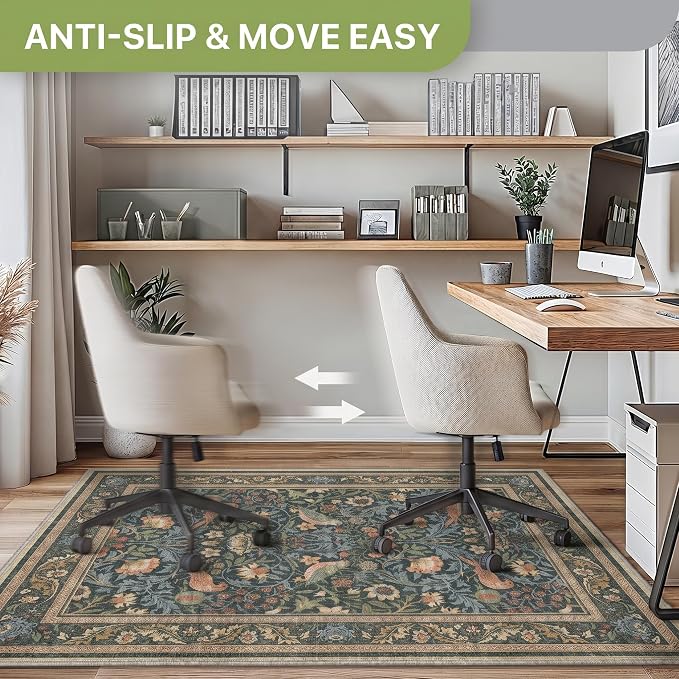 36"x48" Office Chair Mat for Hardwood Tile Floor, Under Desk Carpet Protector - Image 3