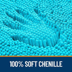 OLANLY Toilet Rugs U-Shaped 24x20, Extra Soft Absorbent Chenille Contour - Image 3