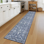 KILOCOCO Runner for Hallway 2x12 Runner Rug Printed Vintage Floral Washable Rug - Image 8