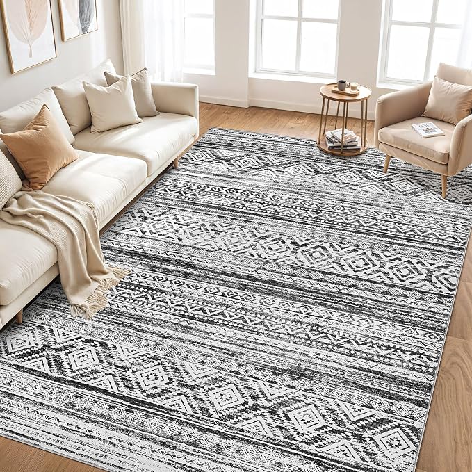 cotiled 10x14 Area Rugs Living Room Rug: Washable Boho Rugs - Image 6