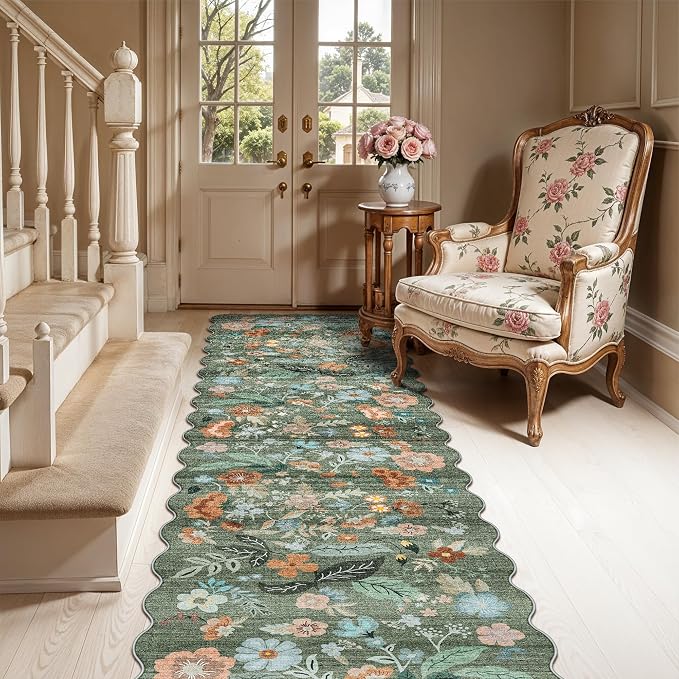 Washable 2x8 Hallway Runner Rug: Water-Resistant Kitchen Rug Soft Bedroom - Image 4