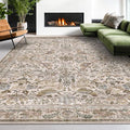 Floral 9x12 Large Area Rug for Living Room by HazoHaus