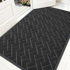 OLANLY Front Door Mat Indoor Outdoor Entrance, Waterproof All-Season, by OLANLY