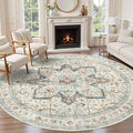 Tortania 8' Round Area Rug Living Room Rugs by Tortania