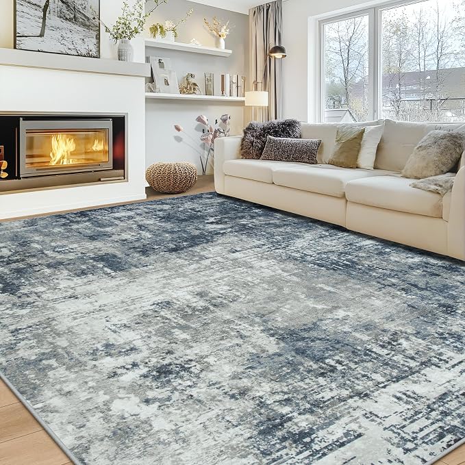 9x12 Area Rugs for Living Room Rug Washable: Modern Large Rug for Dining Room by Aelenmu