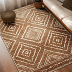 BESTSWEETIE Area Rug 3x4 Rug Machine Washable Non-Slip Low Pile Print Pattern - Image 7