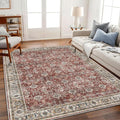 CHAMPLANT Washable Area Rug 8'x10' Boho Design Non-Shedding Non-Slip Easy Care by CHAMPLANT