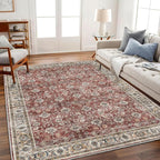 CHAMPLANT Washable Area Rug 8'x10' Boho Design Non-Shedding Non-Slip Easy Care by CHAMPLANT