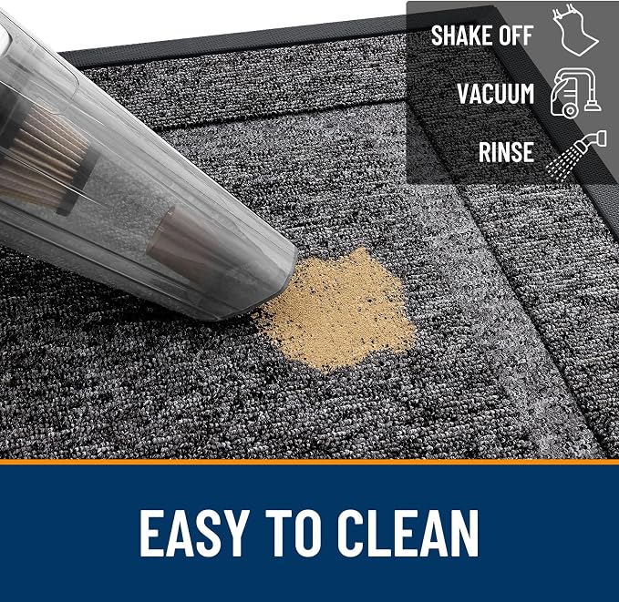 OLANLY Front Door Mat Indoor Outdoor Entrance, Waterproof All-Season, - Image 5