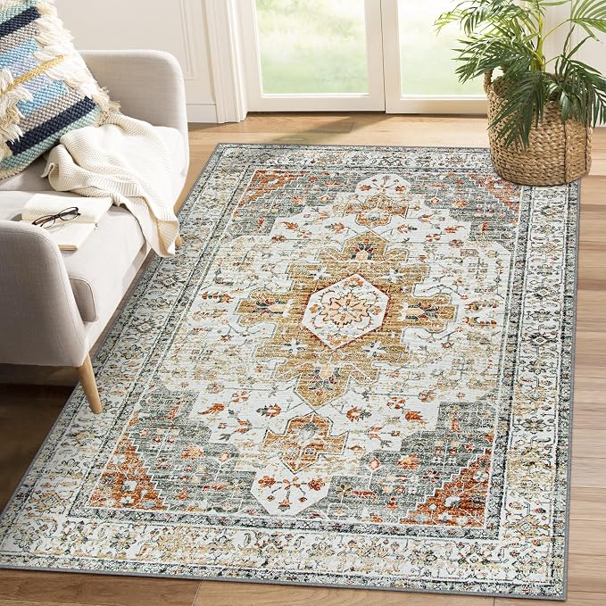 Moynesa Ultra-Thin Washable Area Rug by Moynesa