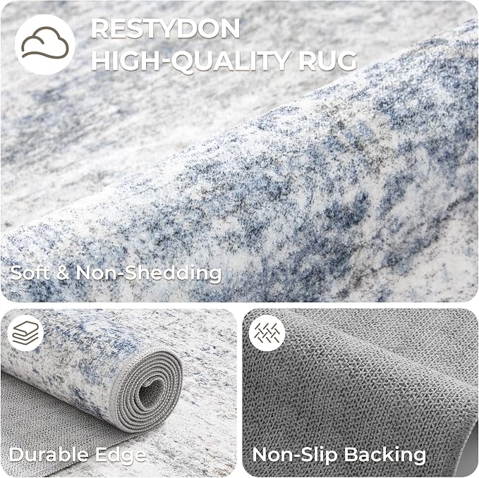 3x16 Washable Runner Rug for Hallway, Non-Slip Long Hallway Runner for Entryway - Image 7