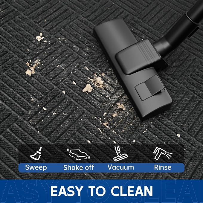 Durable Indoor Outdoor Door Mat, Non-Slip Backing, Stain and Fade Resistant - Image 4