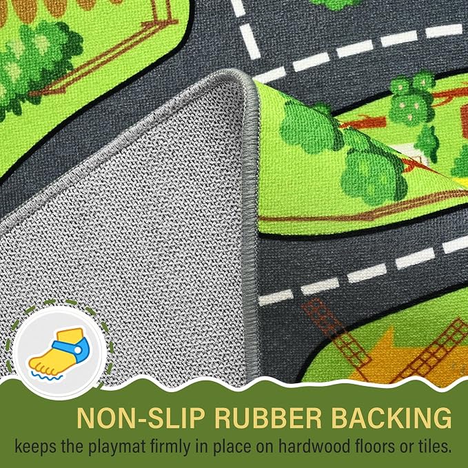 Farmyard Adventure Play Rugs, Educational and Fun Farm Play Mat - Image 6