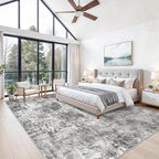12x12ft Square Living Room Rug – Non-Slip Washable Extra Large Floor Carpet - Image 2