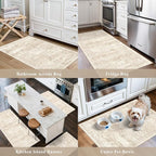 Kitchen Rug Sets 3 Piece Washable – Non Slip Modern Boho Small Kitchen Rugs and - Image 4