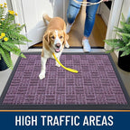 OLANLY Front Door Mat Outside Entrance 47x23, Heavy Duty Sturdy Natural Rubber - Image 5