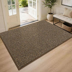 BEQHAUSE Dirt Trapper Door Mat 48" x 72", Non-Slip Washable Doormats Entrance by BEQHAUSE