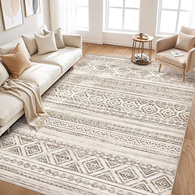 cotiled 8x10 Area Rugs Living Room Rug: Washable Boho Rugs - Image 5