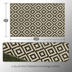 SAND MINE Reversible Mats, Plastic Straw Rug, Modern Area Rug, Large Floor Mat - Image 2