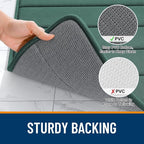 OLANLY Memory Foam Bath Mat 40x32, Super Soft Absorbent Bathroom Rugs, Quick Dry - Image 7